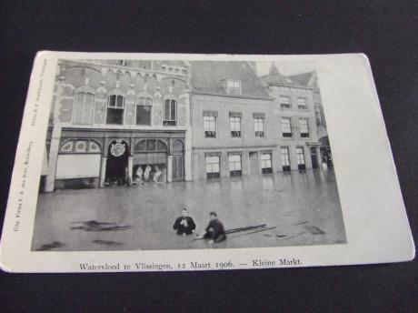 Vlissingen Watervloed 12 maart 1906 Kleine Markt
